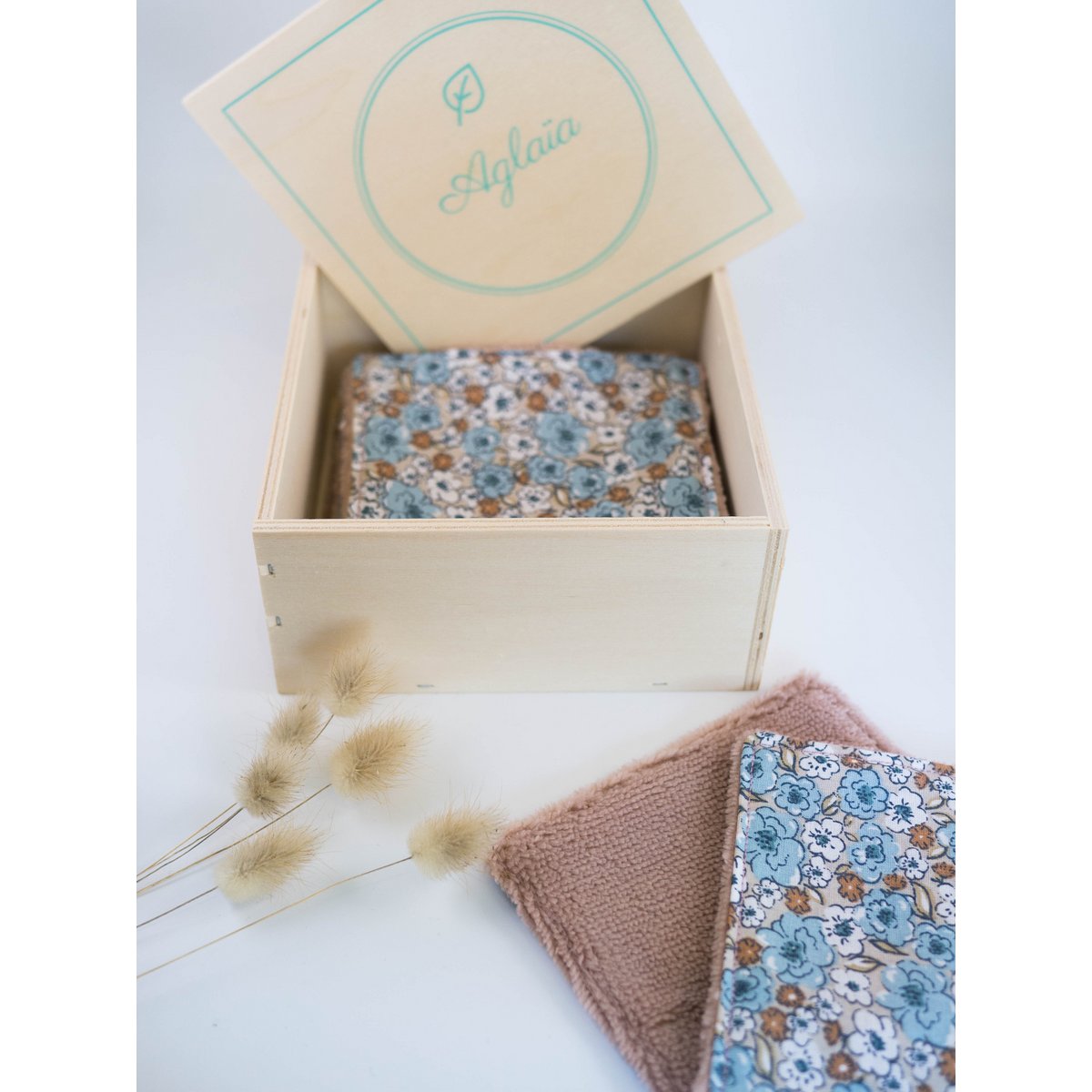 Box lingettes démaquillantes lavables - Semainier de 7 lingettes