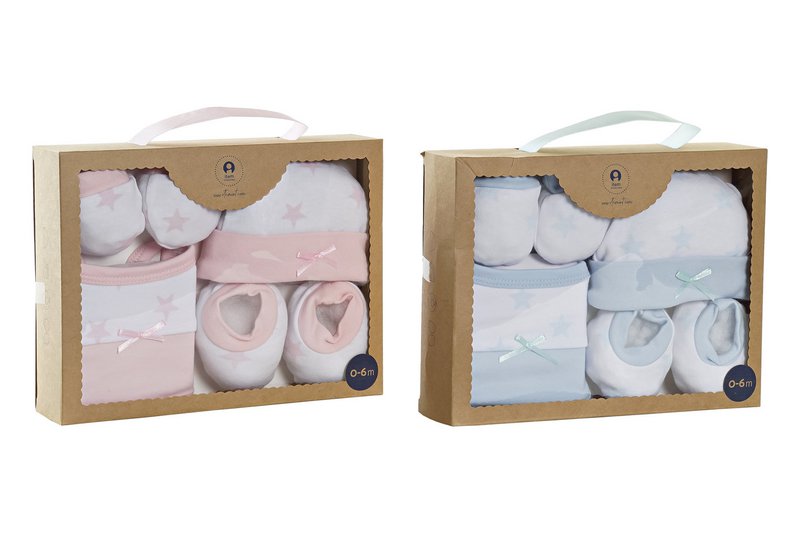 BABY SET 4 COTTON 24X7X28 2 SURT. BE182687