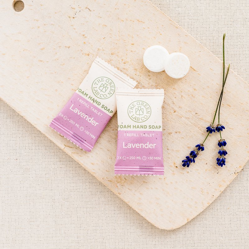 Refill set hand soap tablets - Orange Blossom & Lavender