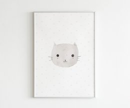 Poster - Acquerello di gatto