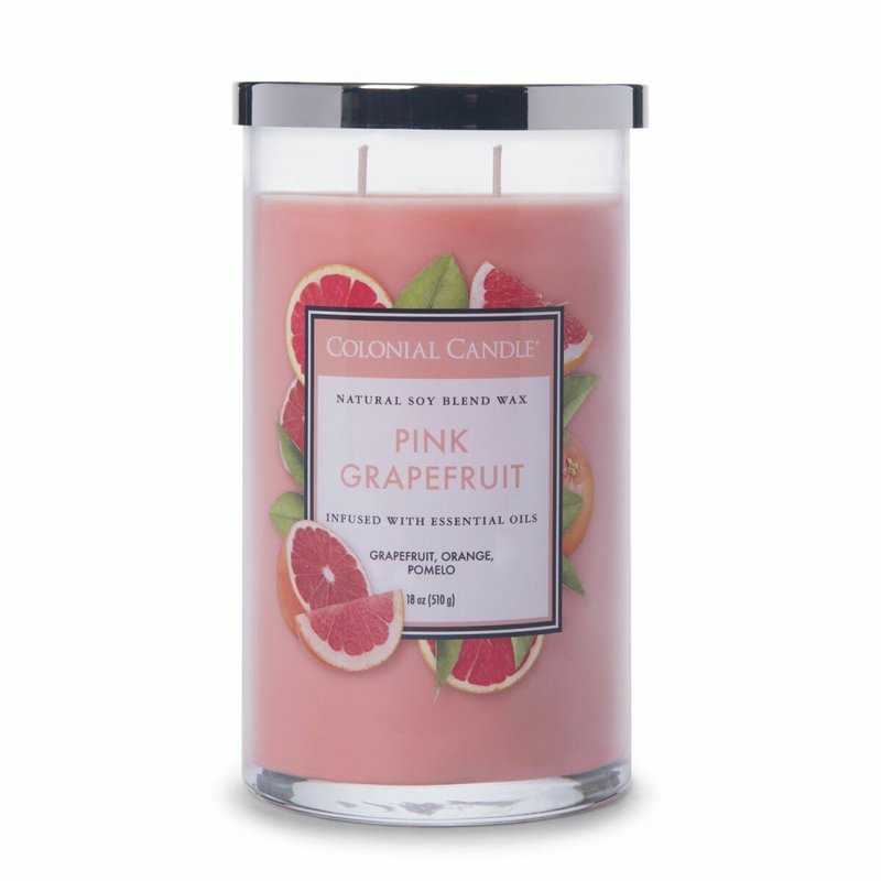 Pink grapefruit scented candle - 538g