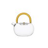 Glass teapot with yellow handle 800ml
