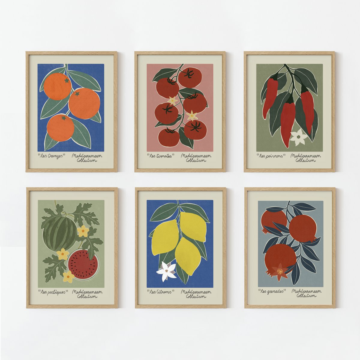Mediterrane collectie – watermeloenen Art Print