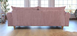 ASTRID 4-seater sofa/sofa bed Corduroy Dusty Pink removable & washable covers