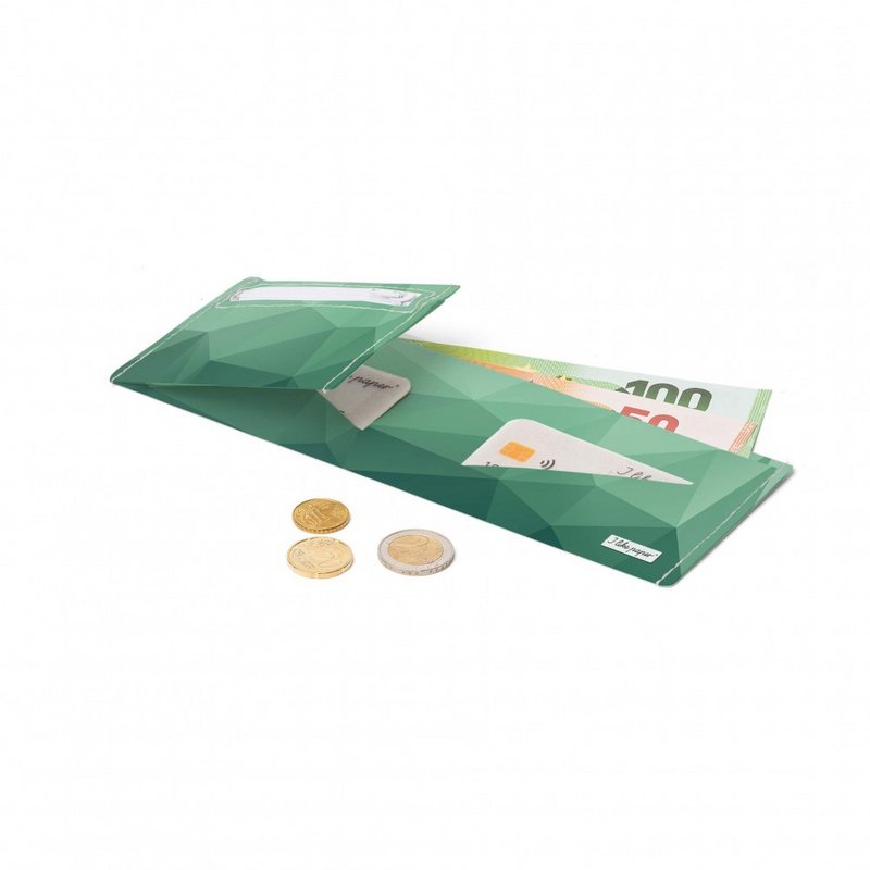 STROOM NR. 1 Tyvek® kartonnen portemonnee / portemonnee