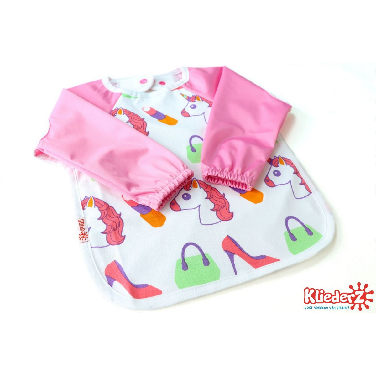 śliniaczek z rękawami Girly Stuff - śliniaczek niemowlęcy/maluch