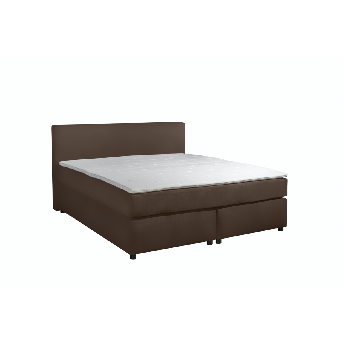 Mörgenn Boxspring Parga Aspecto de cuero - Juego completo