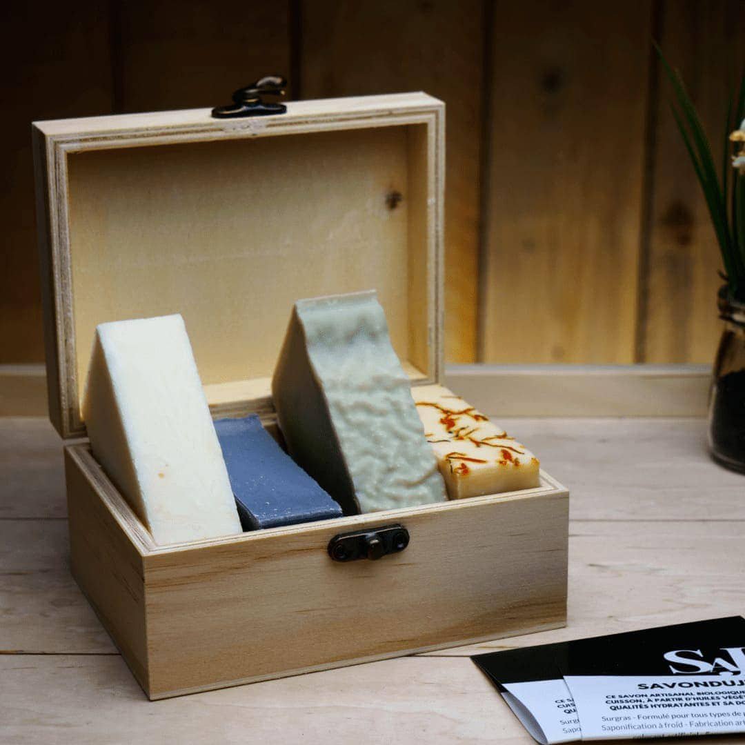 Box - 4 kalte verseifte Seifen