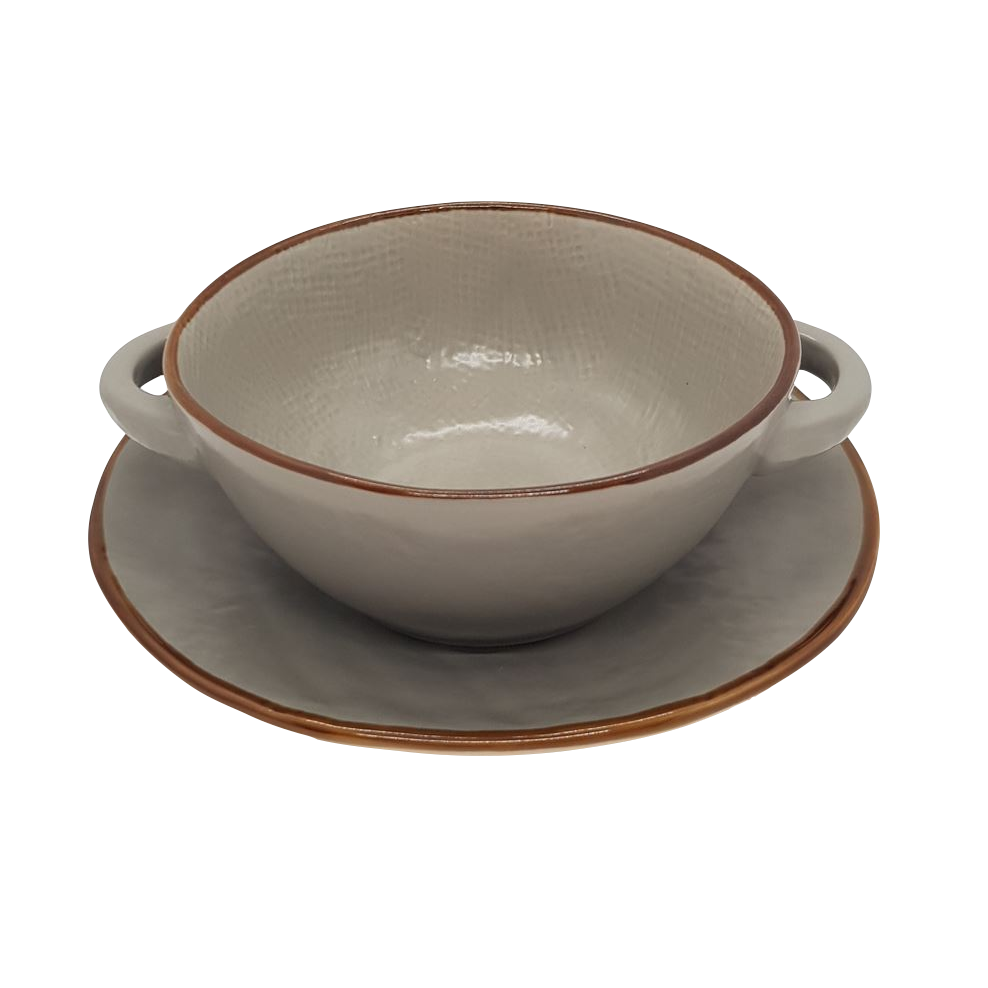 Bol à soupe Gris Ø 15cm