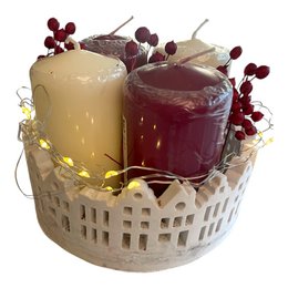 Trendy vare! Adventshusring med eller uden stearinlys