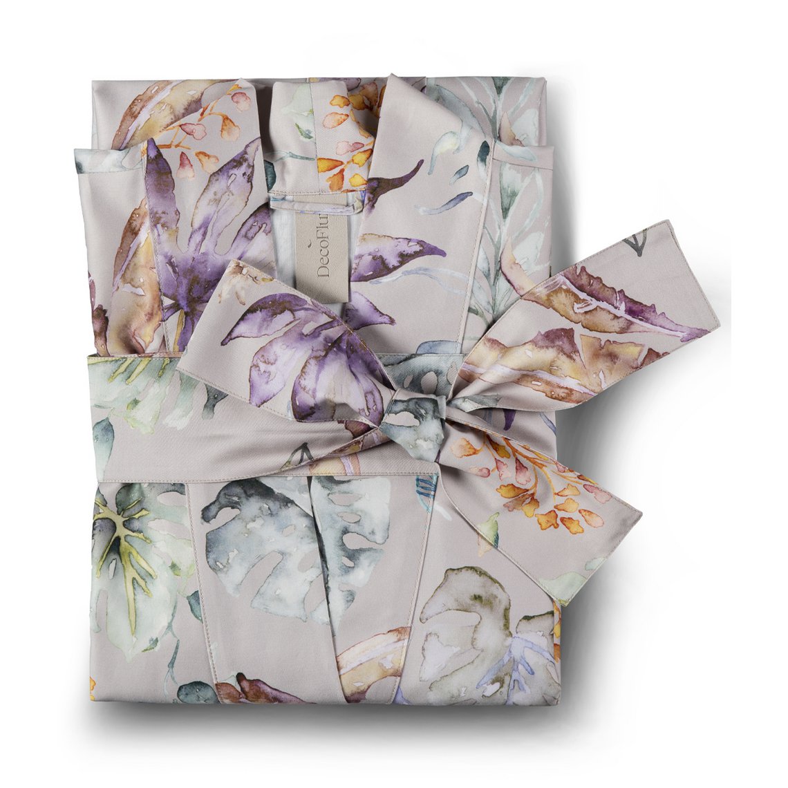 Badekåbe Kimono Flora Costera Mandel