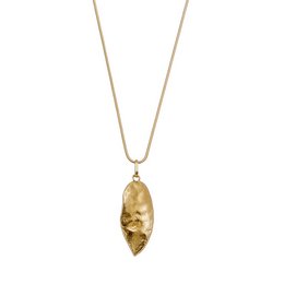 Marilia Capisani Solid Leaf Lange Halskette - Gold
