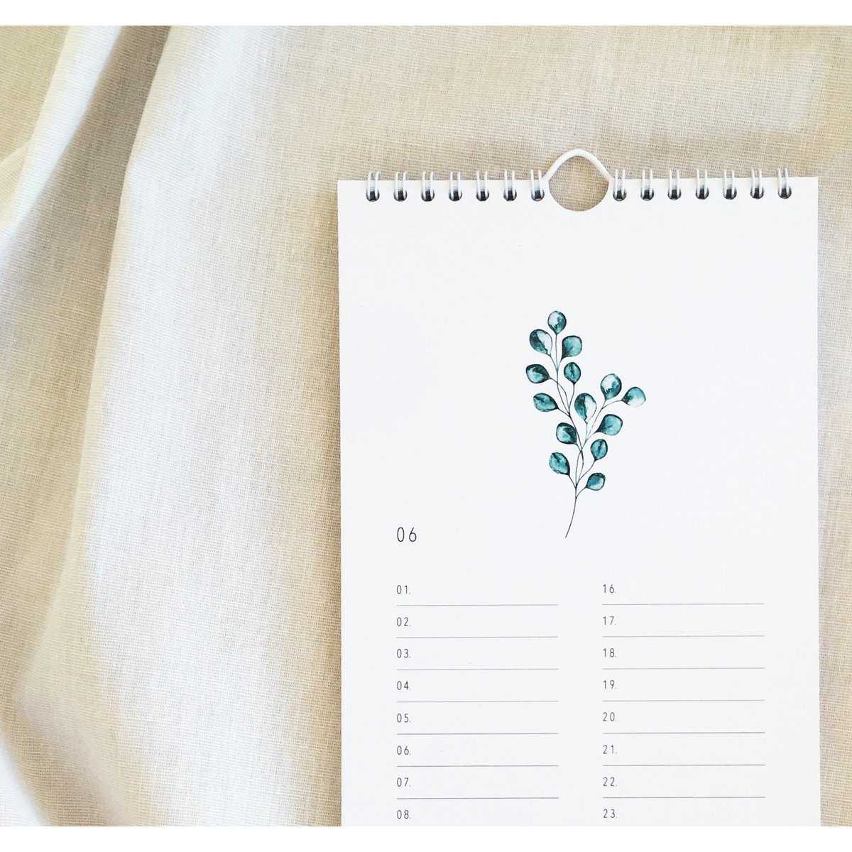 immerwährender Botanik-Kalender
