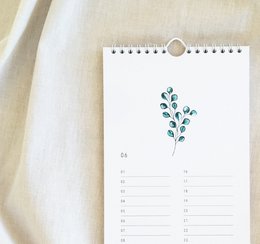 immerwährender Botanik-Kalender