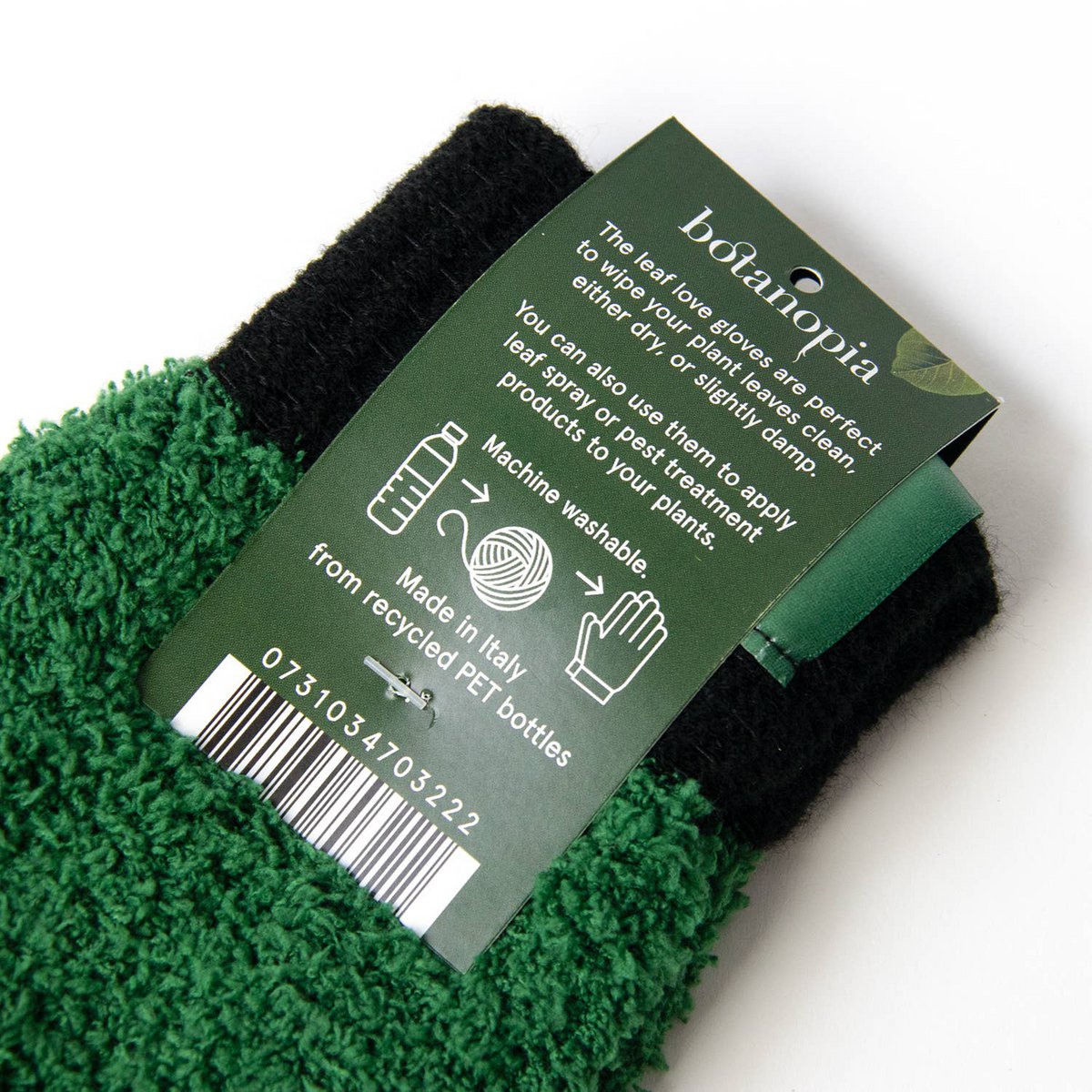Leaf Love Gloves - Rękawiczki z mikrofibry do odkurzania roślin