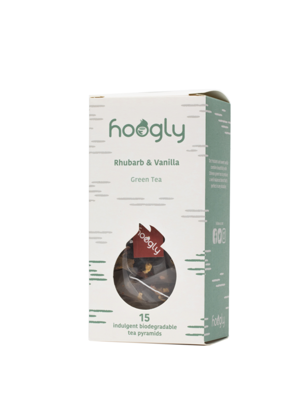 Rhubarb & Vanilla - Green Tea - Retail Case x 6