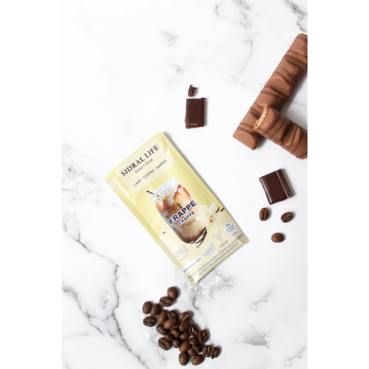 Frappé Coffee | Instant Drink | Sidral Life | 15 bags