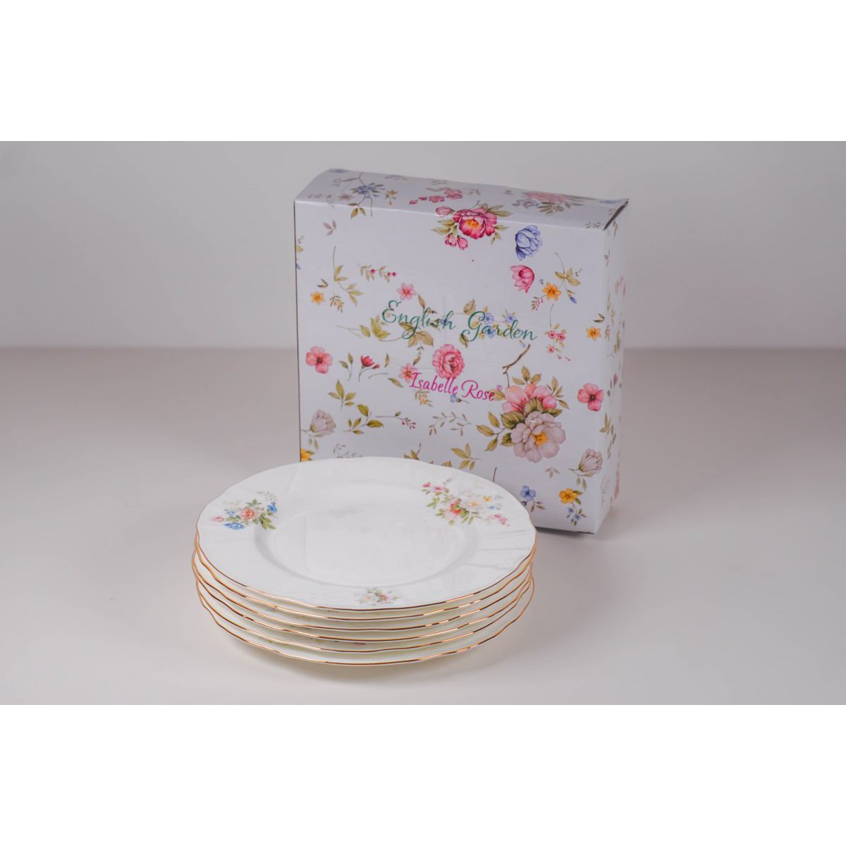 Plato de postre Jardín inglés 21,6 cm Isabelle Rose