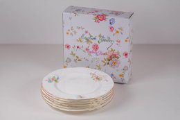 Plato de postre Jardín inglés 21,6 cm Isabelle Rose
