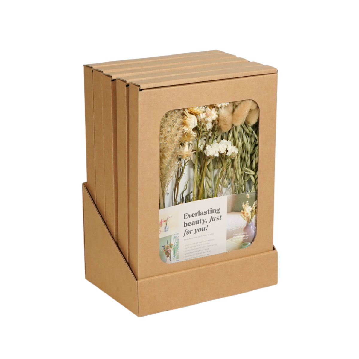 Giftbox - Dried Flowers in Letterbox - Natural