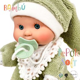 PEPOTE SOFT BAMBOO DISPLAY DOLL 8 UNITS