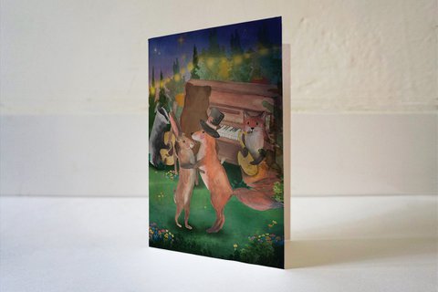Greeting card Wedding celebration