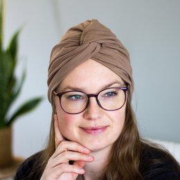 Håndlavede Camel Turban Hatte til kvinder