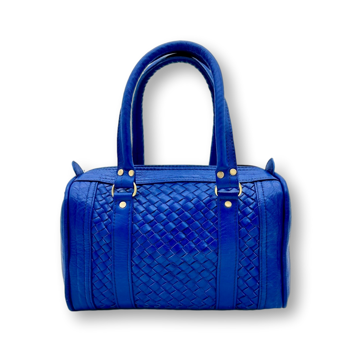 Rex Bag Blue - Handgemaakte lederen tas