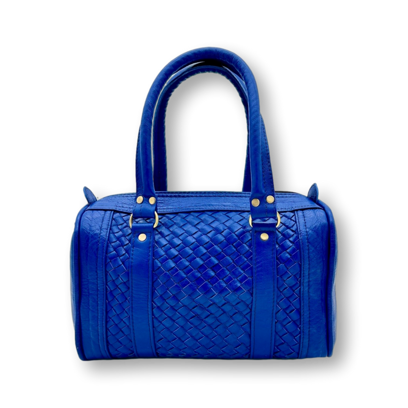 Borsa Rex Blu - borsa in pelle fatta a mano