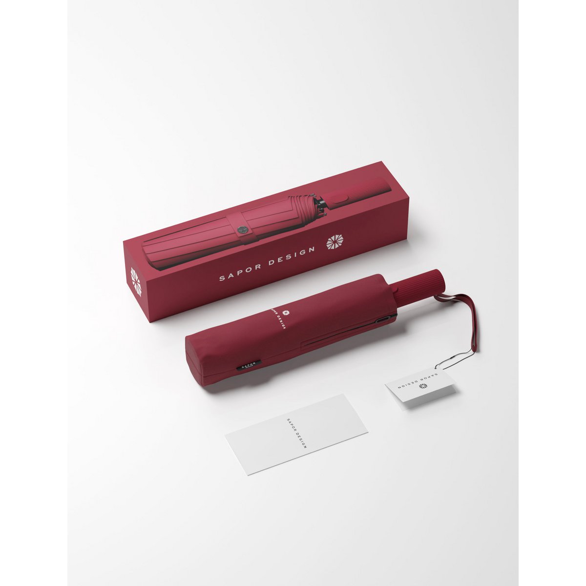 Opvouwbare paraplu Iconisch - Rood