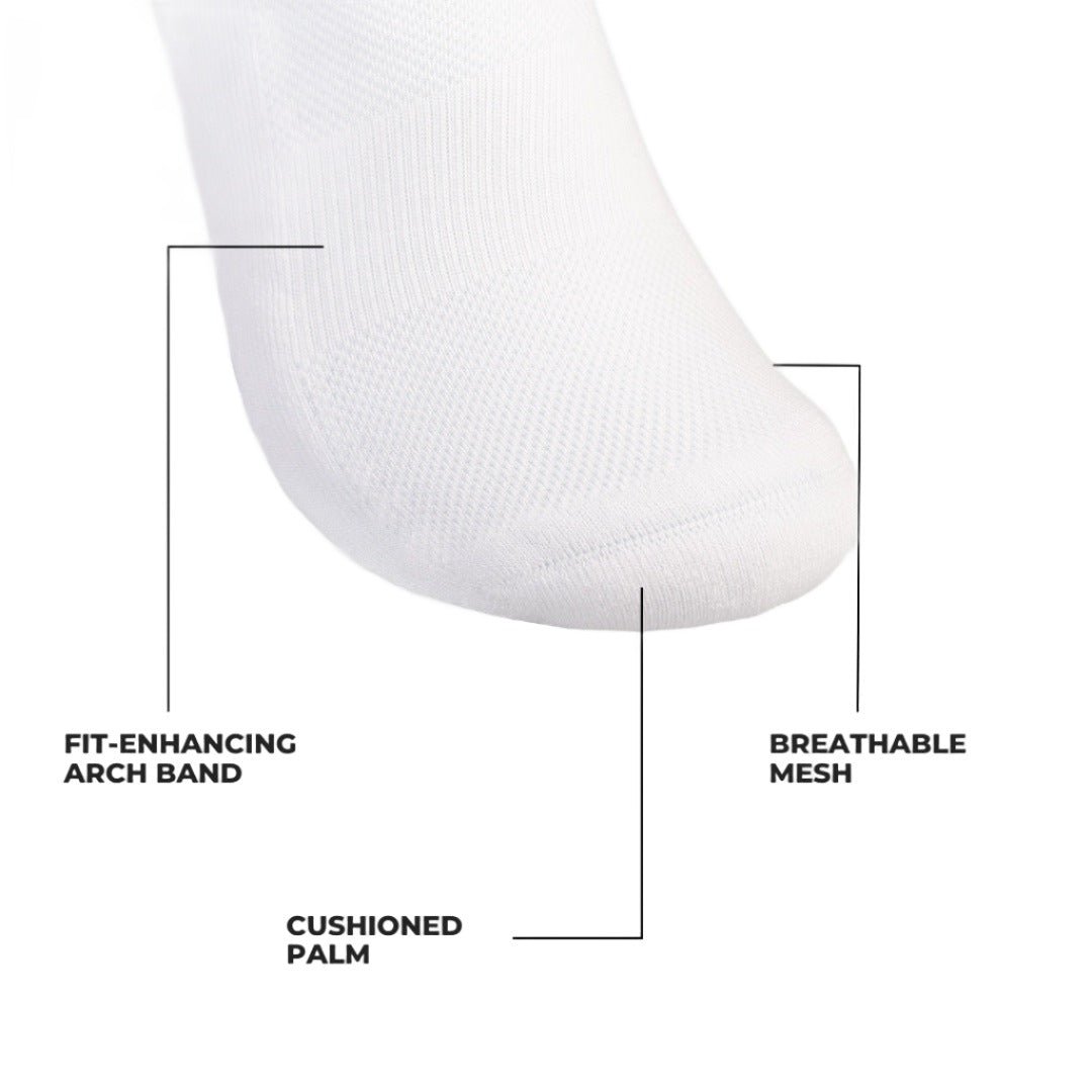 Sportliche Socken – Weiß