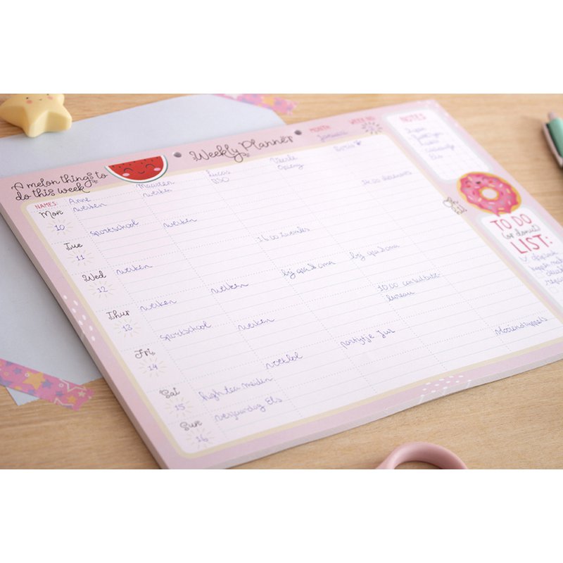 Weekly planner Child A4 Kawaii // Family planner Family planner