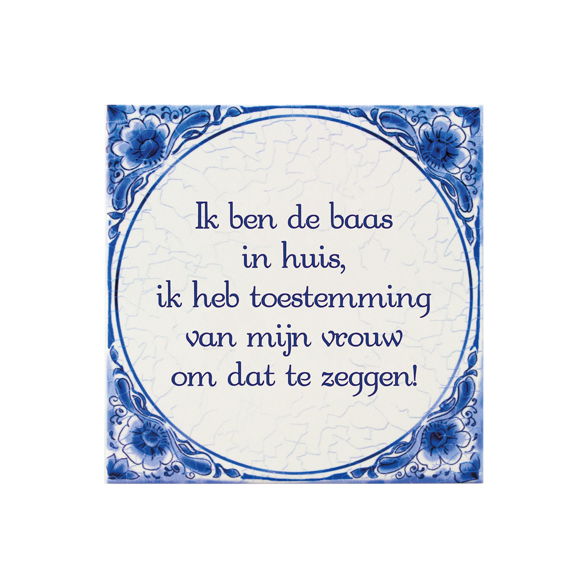 Tegels delfts blauw - Baas in huis