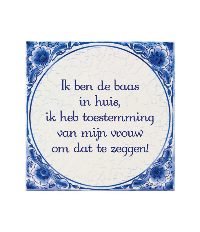 Fliser delft blå - Boss i huset