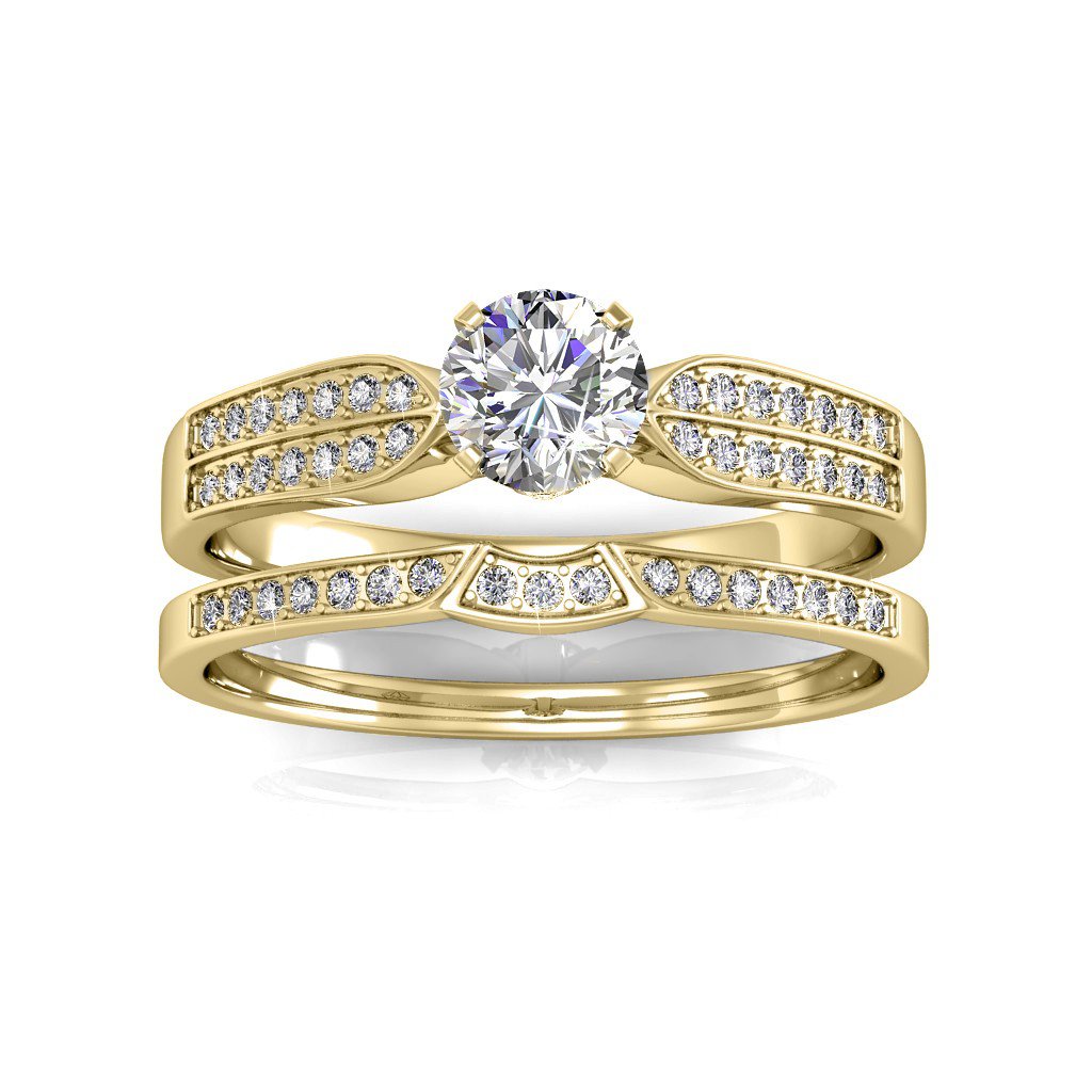 Empress Ring - Guld og krystal