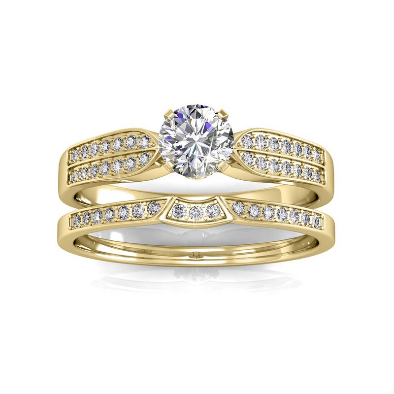 Anello dell'imperatrice - oro e cristallo