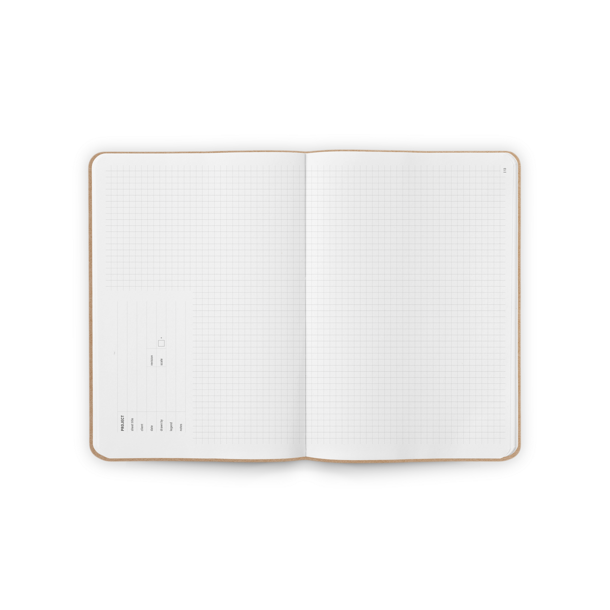 Cuaderno de papelería de diseño de interiores