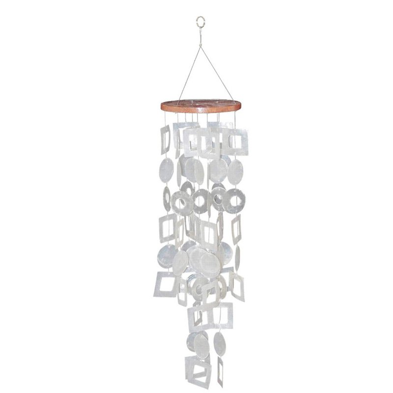 Window decoration shell mobile white 70cm