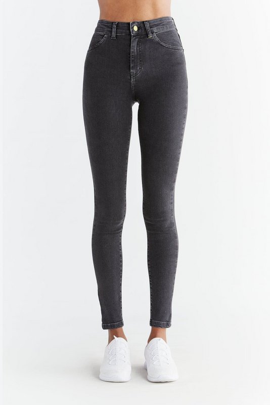 WD1015-145 | Skinny fit dames - Carbongrijs