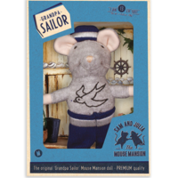 Cuddly Mouse Grandpa Zeeman (12cm) - The Mouse House