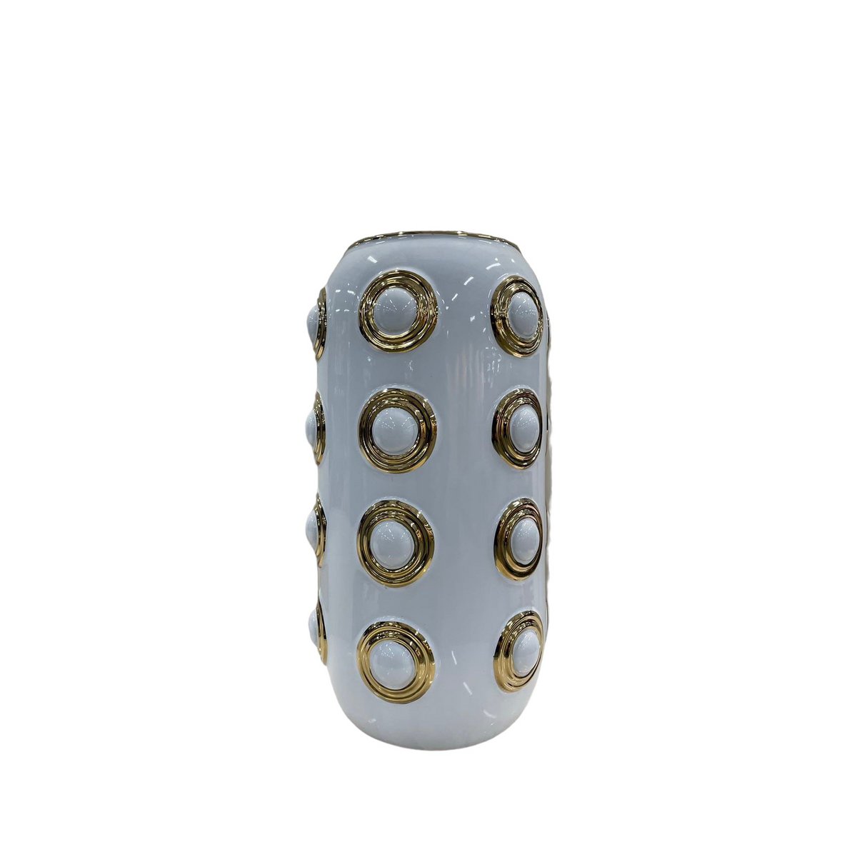 Vase doré à 4 cercles (CV11617-14WIT)