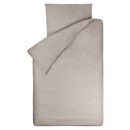 Duvet cover in a light beige color, made of 100% cotton. Measures 120x150 cm.