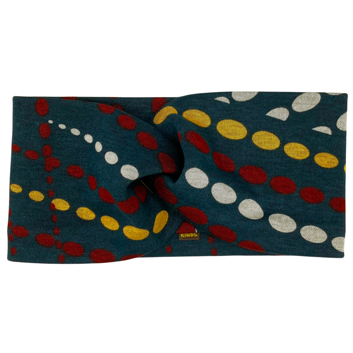 Bandeau Bandeau Points Bleus Ponte Jersey Fabriqué à Vienne