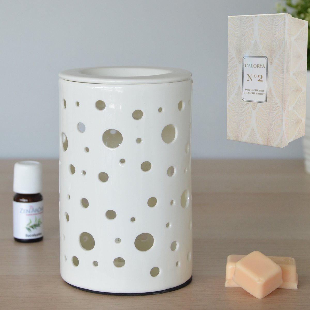 Difusor de Calor Suave - Calorya n°2 - Cerámica - Lámpara de Ambiente - Decorativa y Moderna - Idea de Regalo