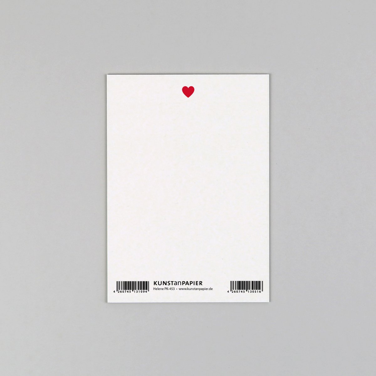 Postkarte Holzschliff Helene Herz