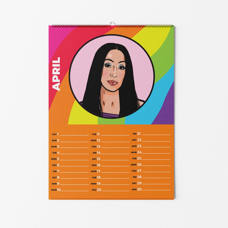 Kalendarz ikon queer 2023