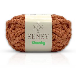 Sensy Chunky Yarn, Blanket Yarn, 7 oz, 28 Yards, Gauge 7 Jumbo