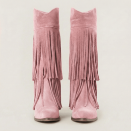 Fryda Pink Texan støvler