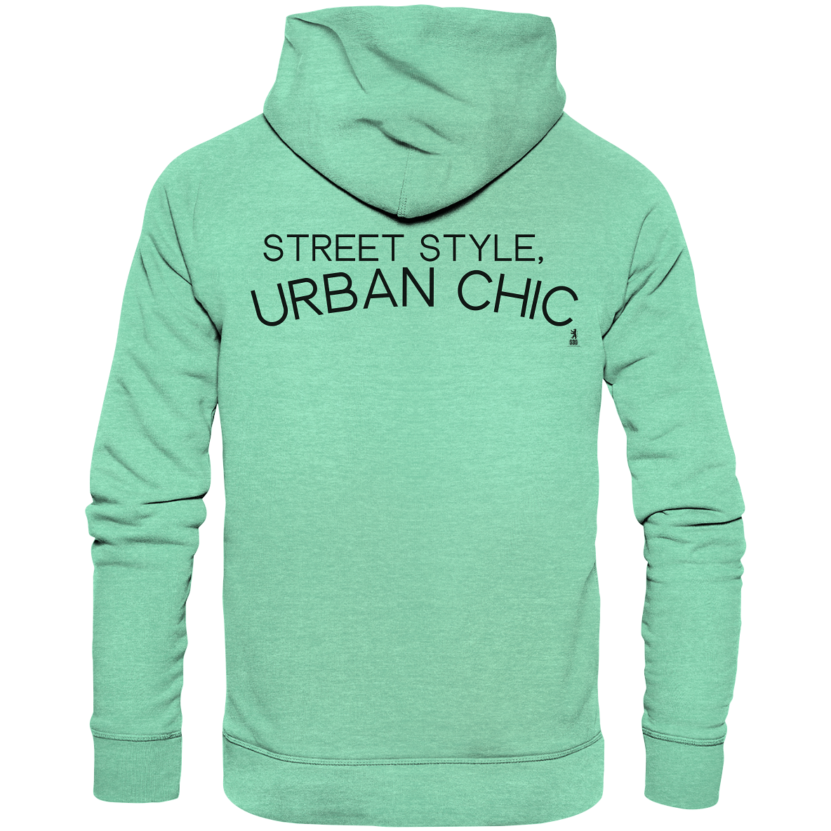 Urban chic: felpa con cappuccio organica