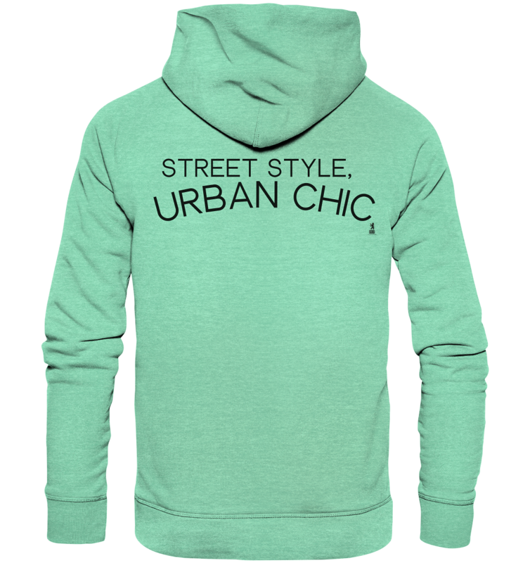 Urban chic: felpa con cappuccio organica
